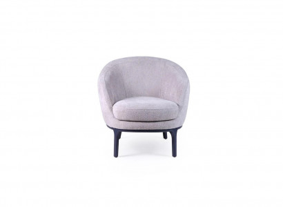 Designer luxury grey armchair upholstery couch seat modern textile upholstered furniture
